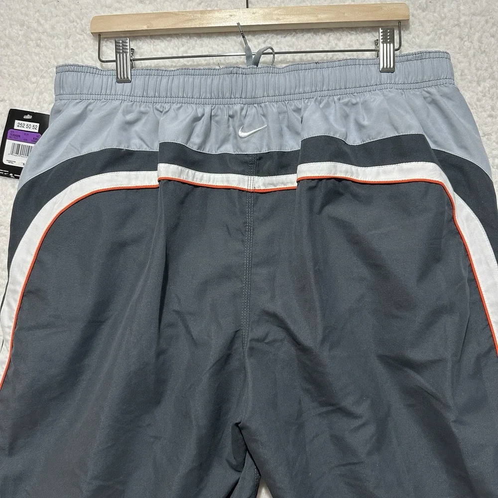 Nike‎ Men's Swim Trunks Shorts Orange Black Size 2XL NWT
